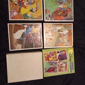 Disney Kids Puzzle Set - Colorful Cartoon Collection